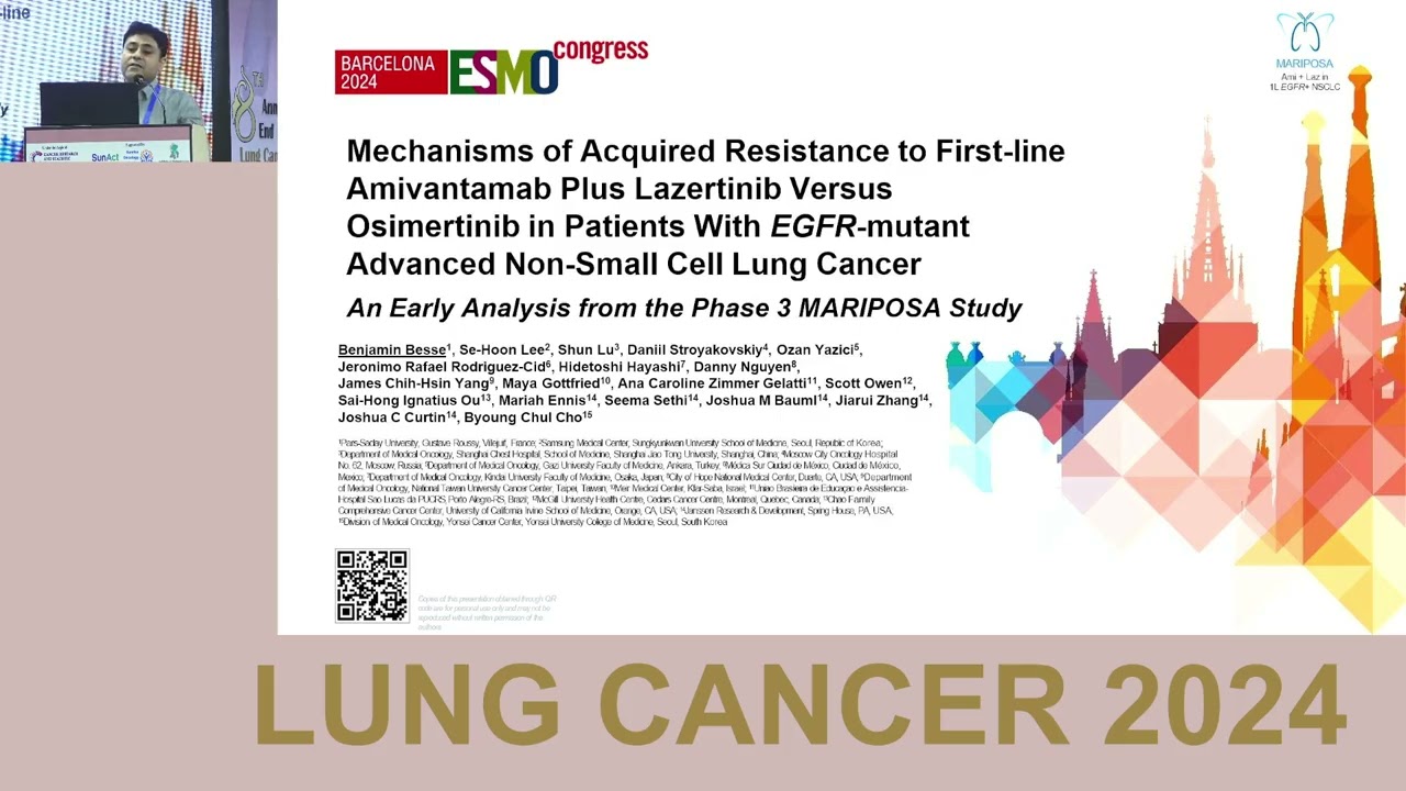 MARIPOSA Study: Resistance to Amivantamab + Lazertinib vs Osimertinib in EGFR+ NSCLC