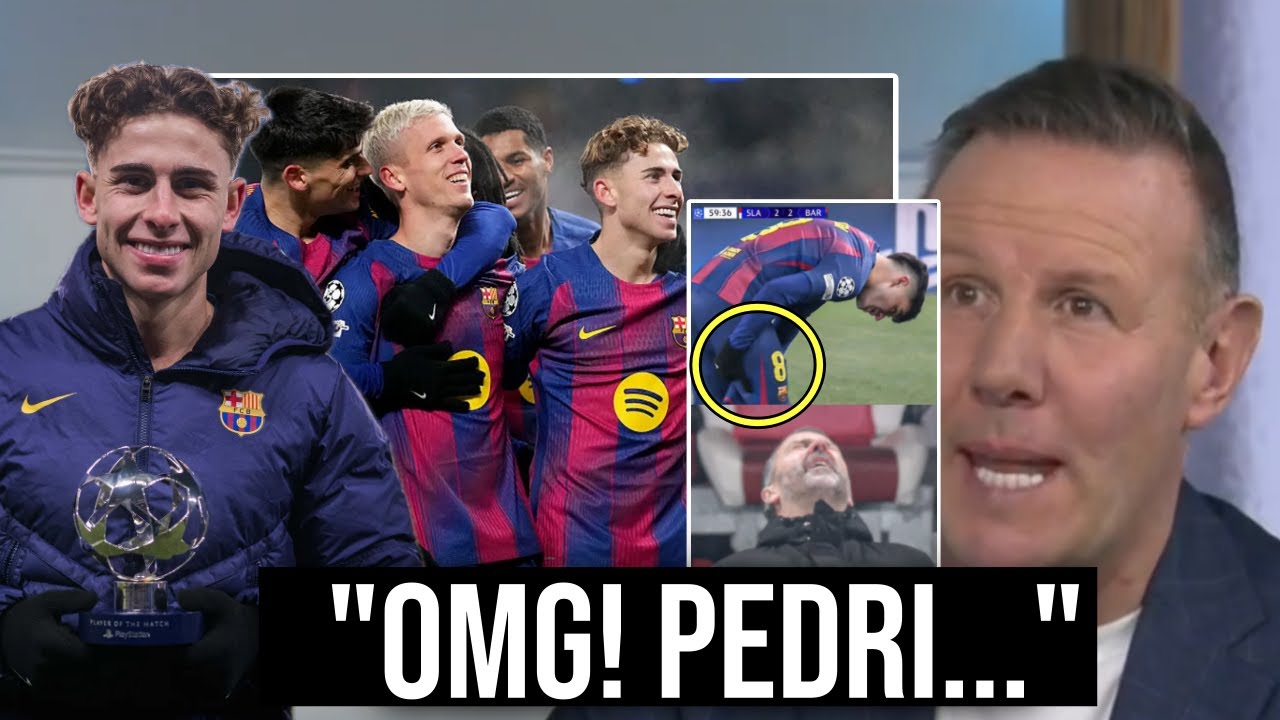 Fermín Shines and Craig Reacts Barcelona Defeat Slavia Praha 4-2 in the Champions League