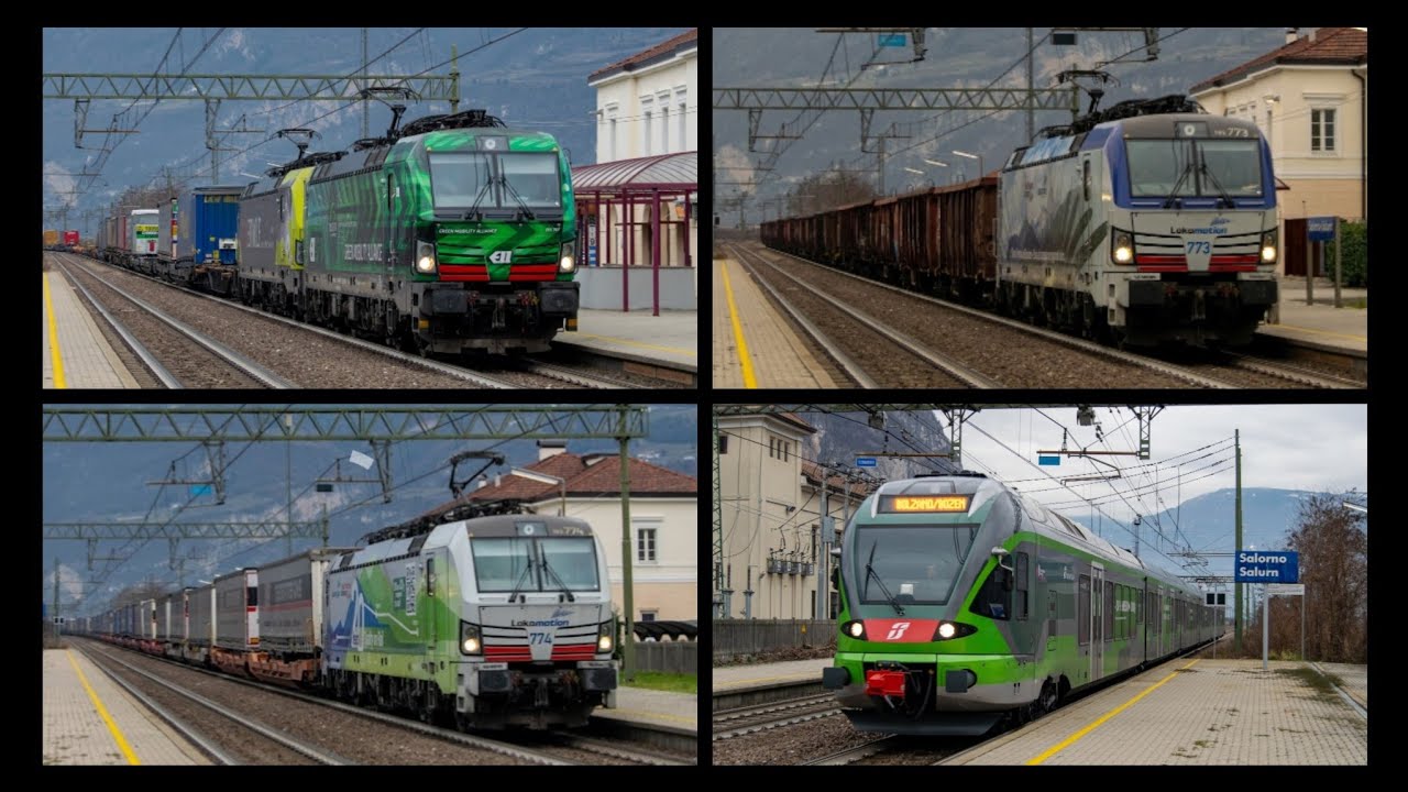A SPASSO PER LA LINEA DEL BRENNERO: TRENI A SALORNO E ROVERETO! [PT.2]