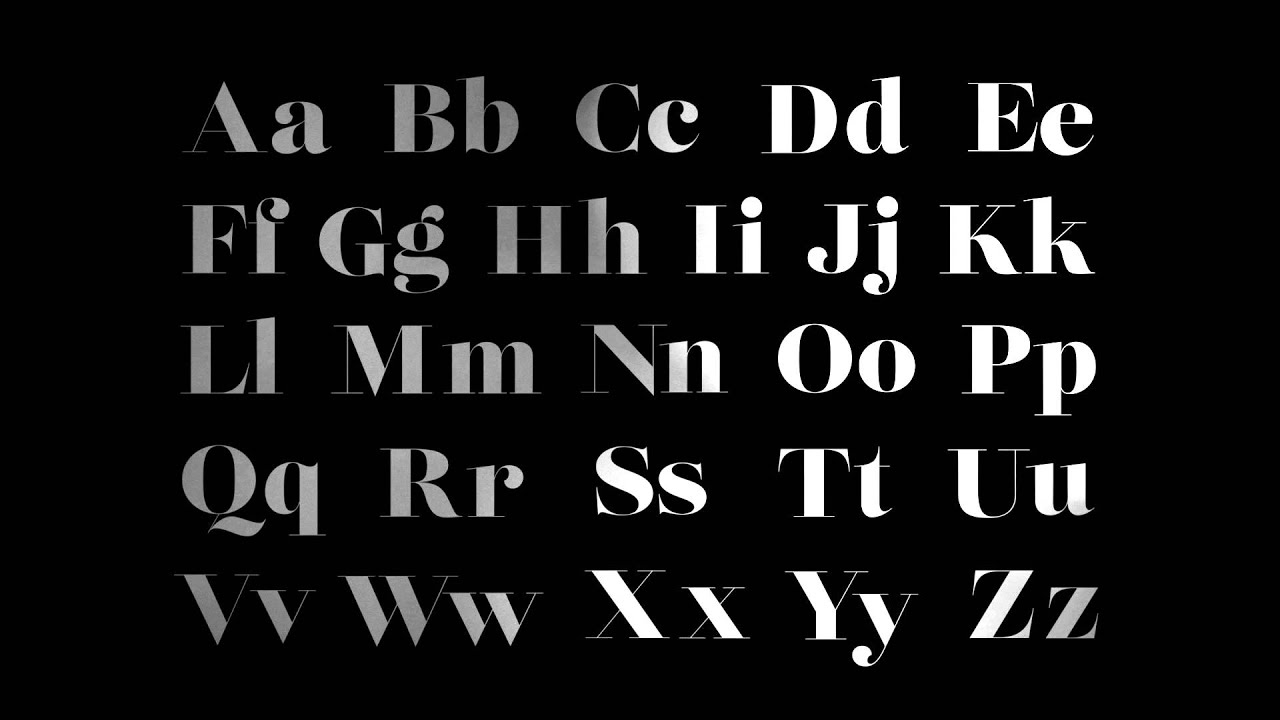 Lust Didone - Animated Typeface