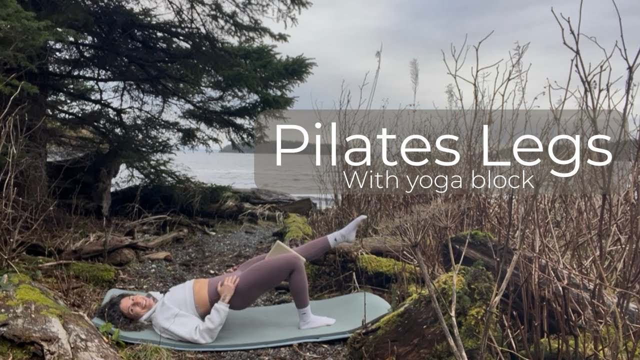 25-Minute Lower Body Pilates Workout | Yoga Block | Beach Pilates Flow