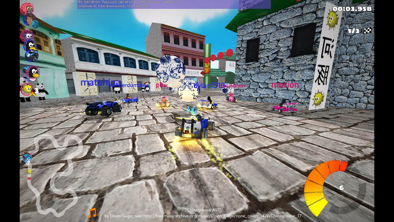 Grand Prix 3 of 3 with Colorful Nametags - 2026-02-07 - SuperTuxKart