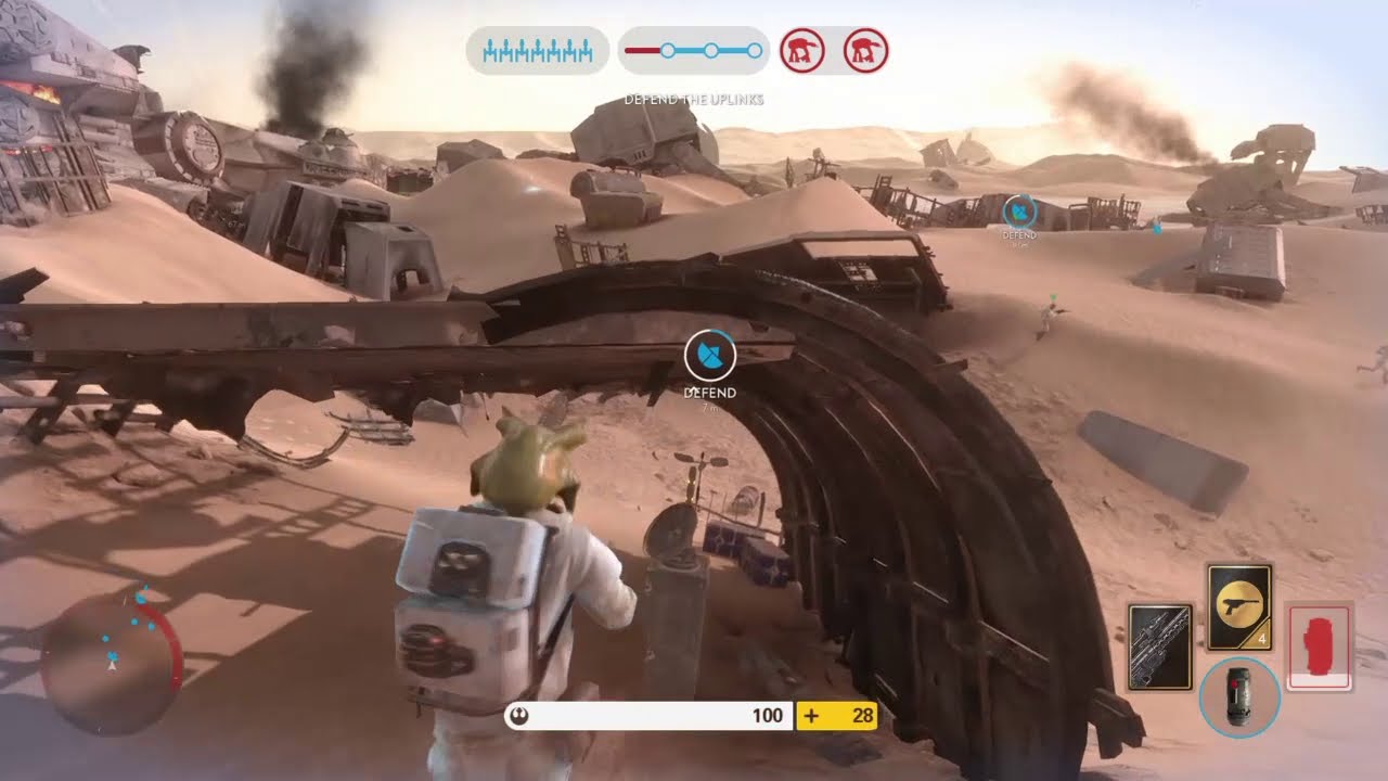 imperez0125595 Star Wars Battlefront Ishi Tib gameplay  on Skirmish
