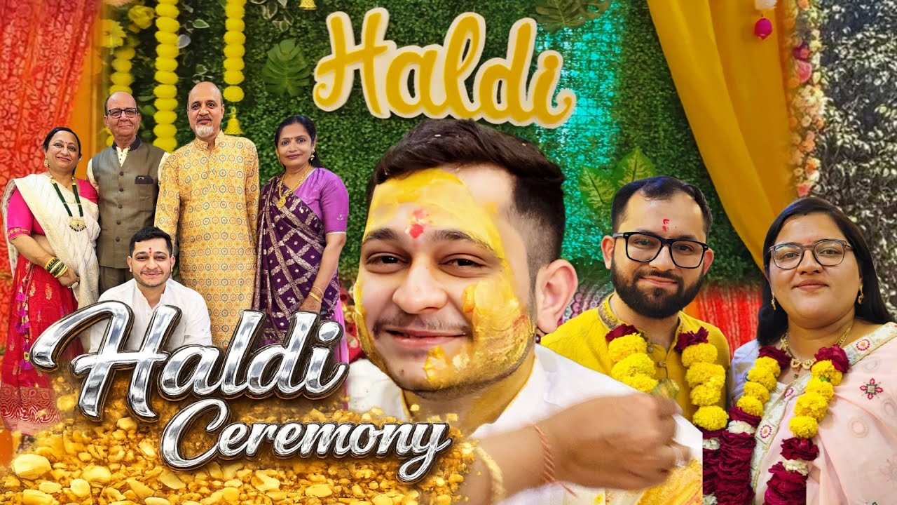Bhai Ki Haldi & Garba | Achal Ki shadi 😍🤩.