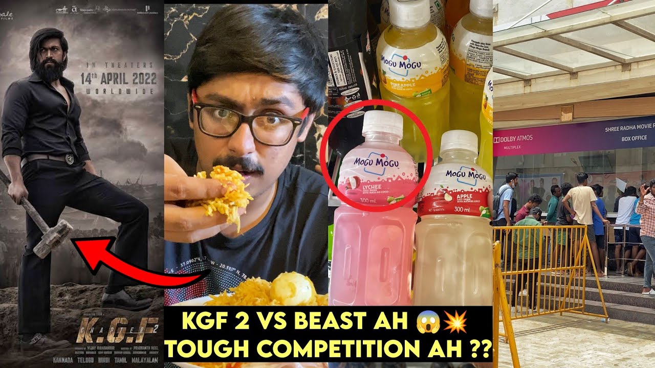 KGF 2 FDFS Celebration 🎉🔥 | Beast 💥 ku Tough Competition ❓❓| Peppa Foodie ✨