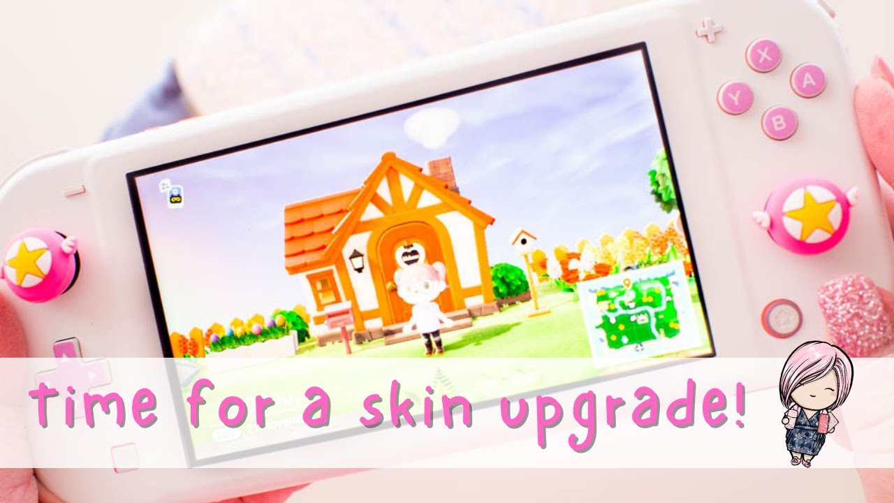 Swapping out the skin on my Nintendo Switch Lite