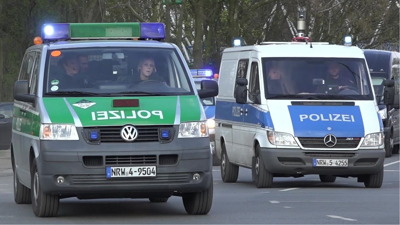 Polizeieinsatz Gelsenkirchen 10.04.2016 - Schalke 04 vs. BVB - Einsatzfahrten