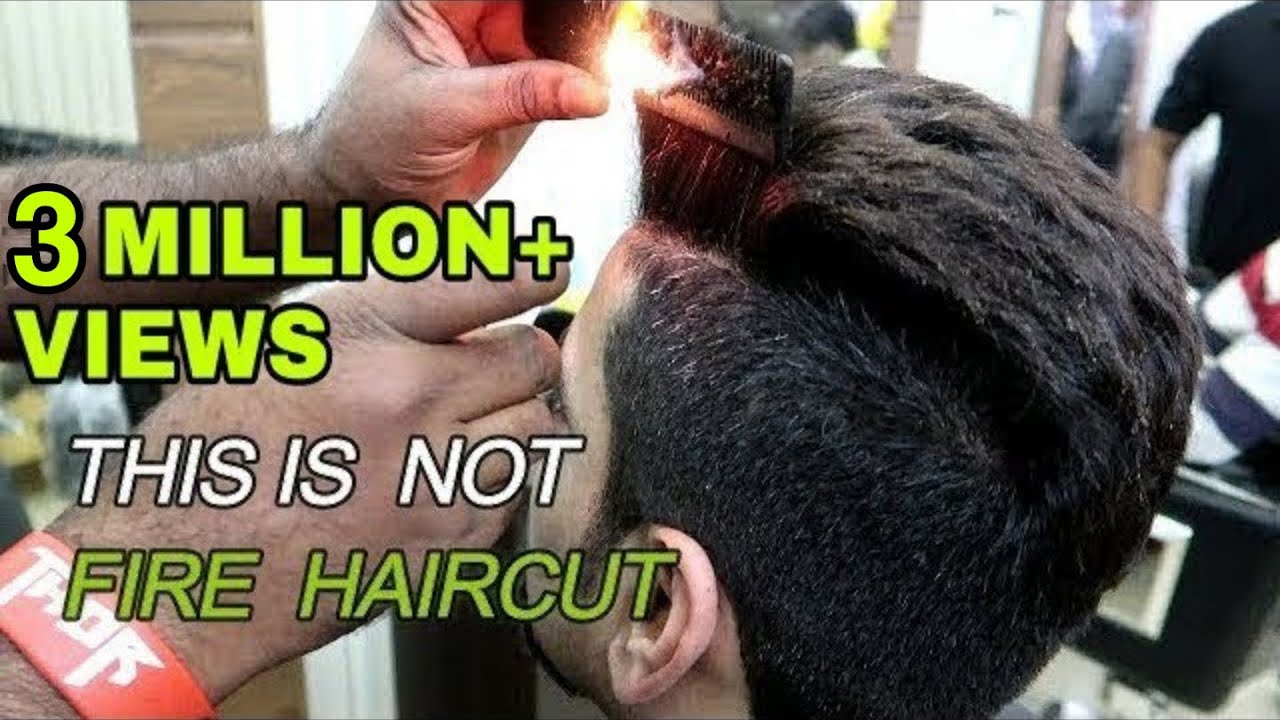 THIS IS NOT FIRE HAIRCUT | Fire Haircut In New Delhi | DELHI | India | VBO VLOGS | BEST HAIR STYLE |
