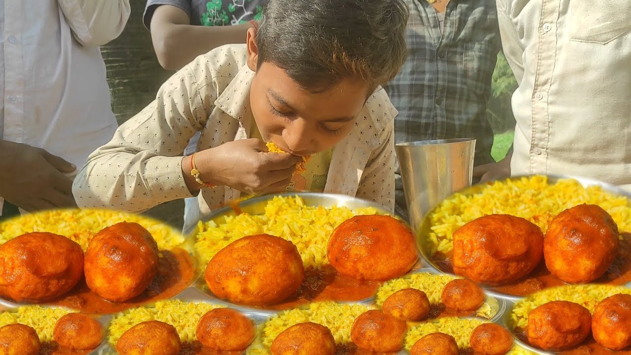 पंजाबी अंडा करी मशाला खाओ सबसे पहले ओर 1400₹रुपये कैश लेकर जाओ Panjabi masala curry eating and win 