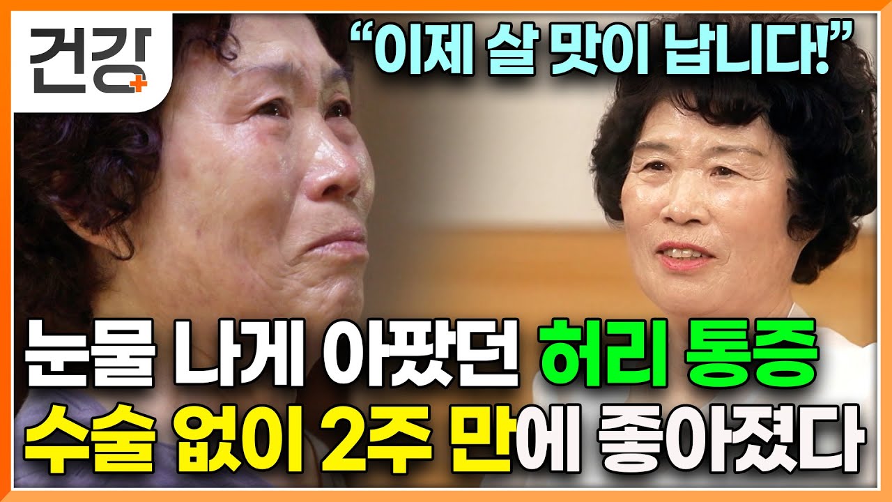 허리 통증으로 출연한 환자들 모두 수술 없이 의사의 말대로 했더니 통증이 확연히 줄어들어 모두 삶의 질 향상되었다 말해...│귀하신 몸│#EBS건강