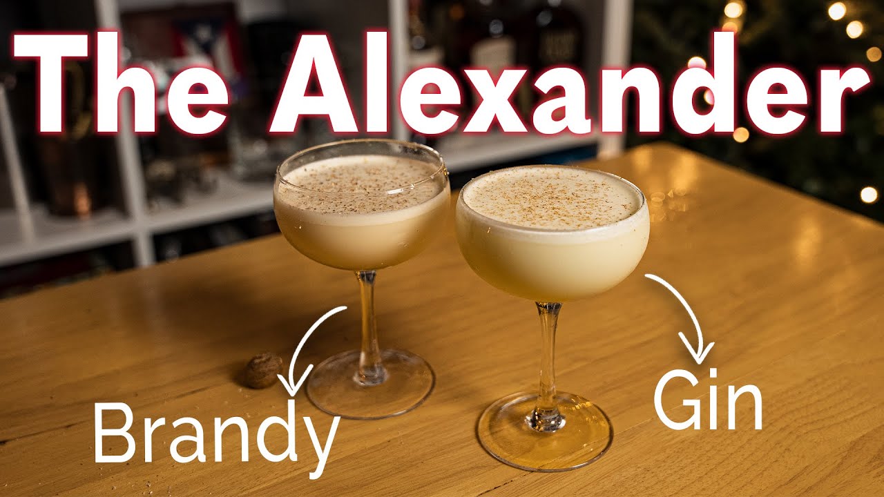 The ULTIMATE Festive Drink - Alexander cocktail