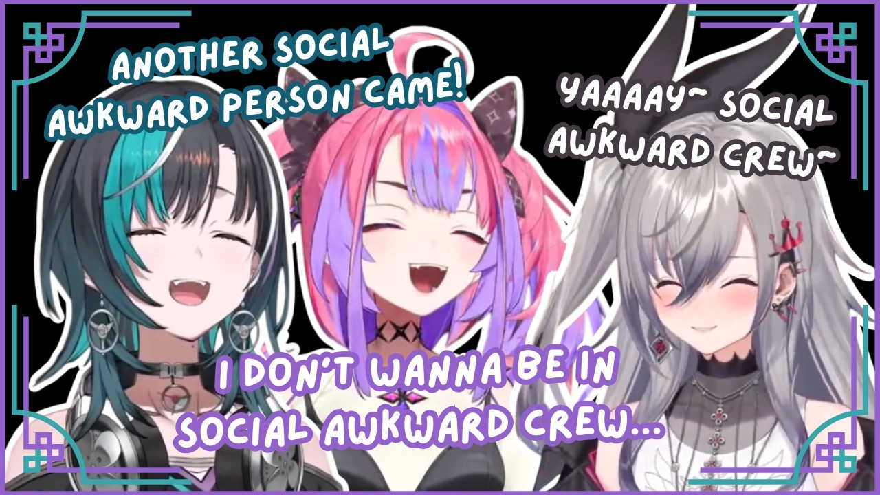 Vivi, Chihaya and Riona Formed the ULTIMATE SOCIALLY AWKWARD CREW!! 😂💀 | Hololive Clip
