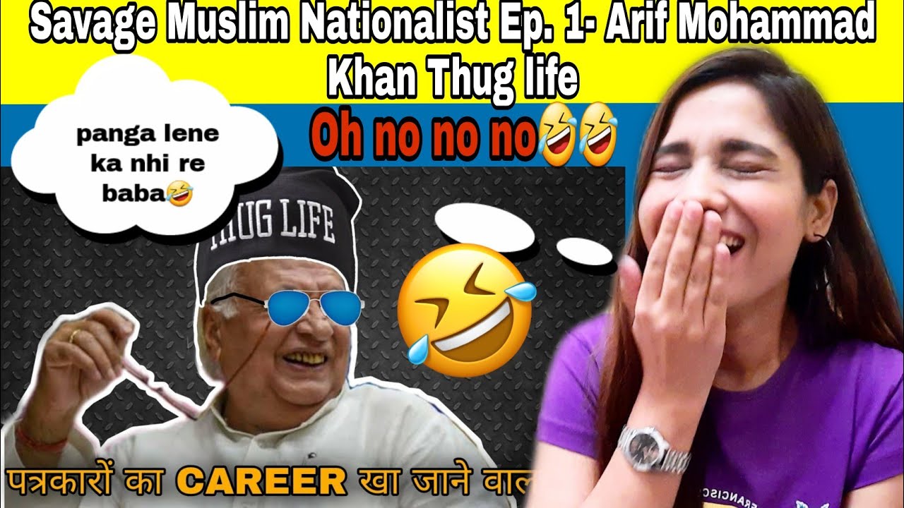 Pakistani reaction | Savage Muslim Nationalist Ep. 1- Arif Mohammad Khan Thug life _ Best interviews