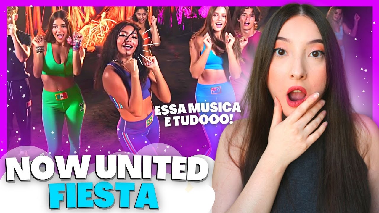 REAGINDO A NOW UNITED - FIESTA