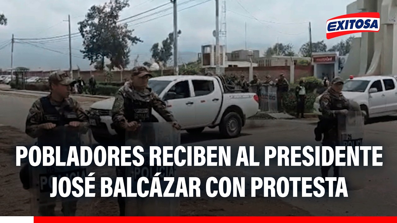 🔴🔵 Arequipa: Pobladores reciben al presidente José Balcázar con protesta