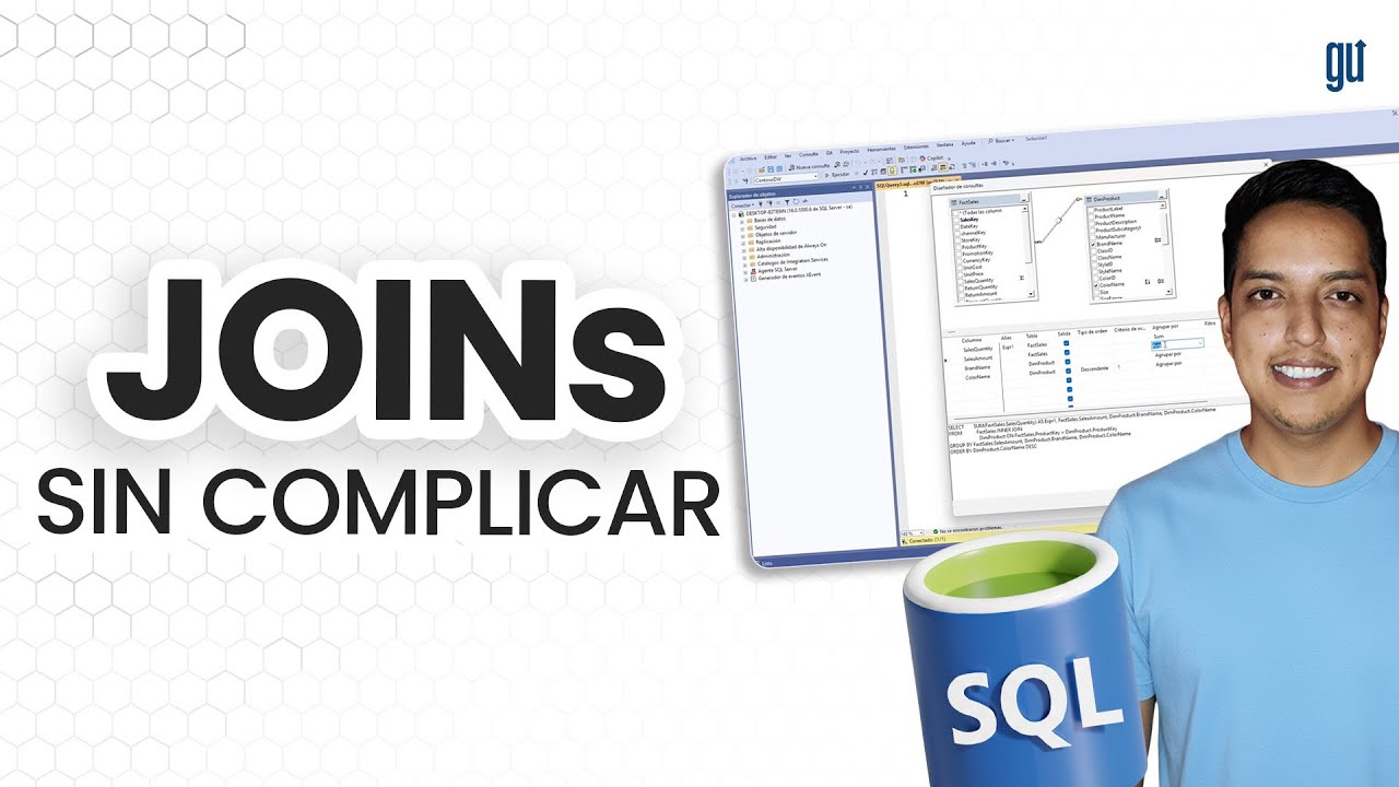 Cómo usar JOINs en SQL sin complicarte (Query Designer paso a paso)