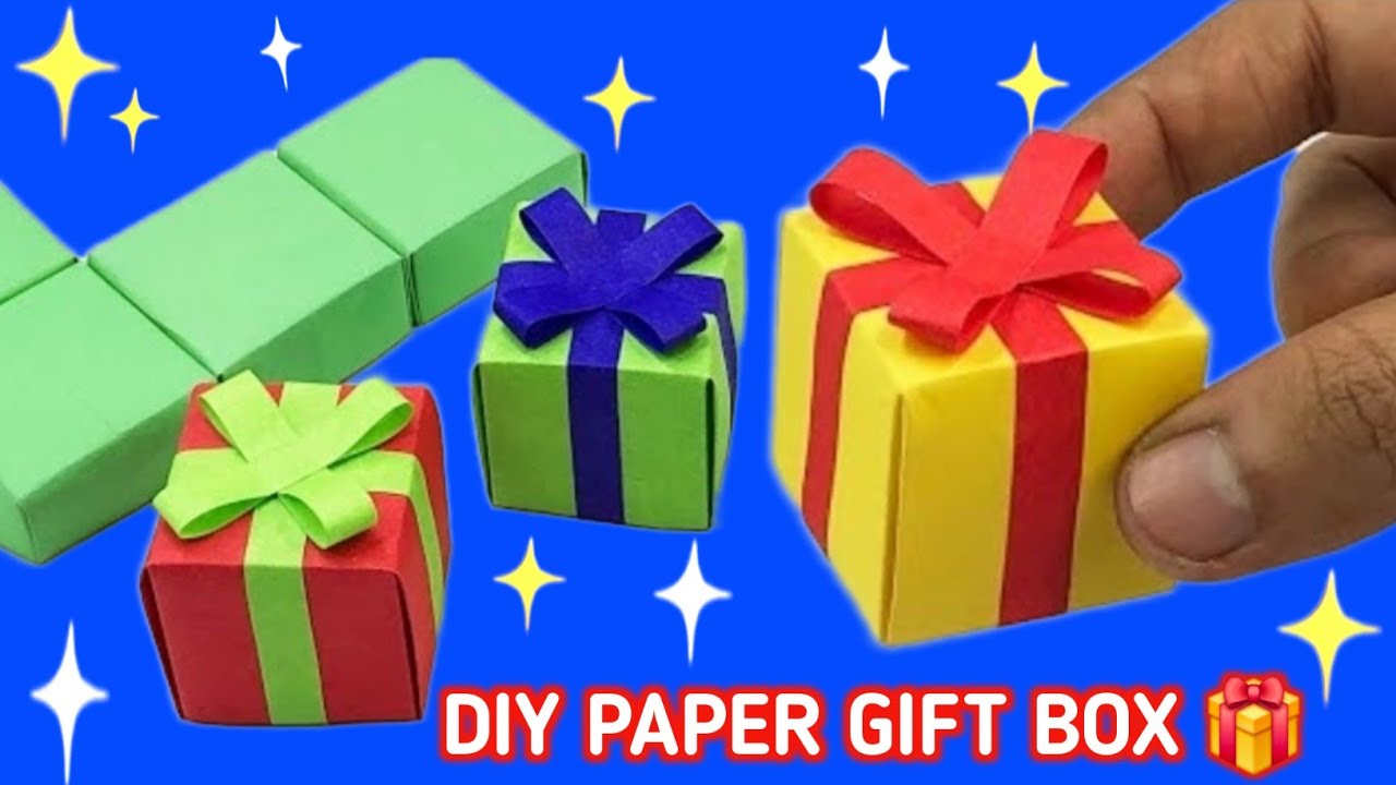 Easy Origami Gift Box 🎁