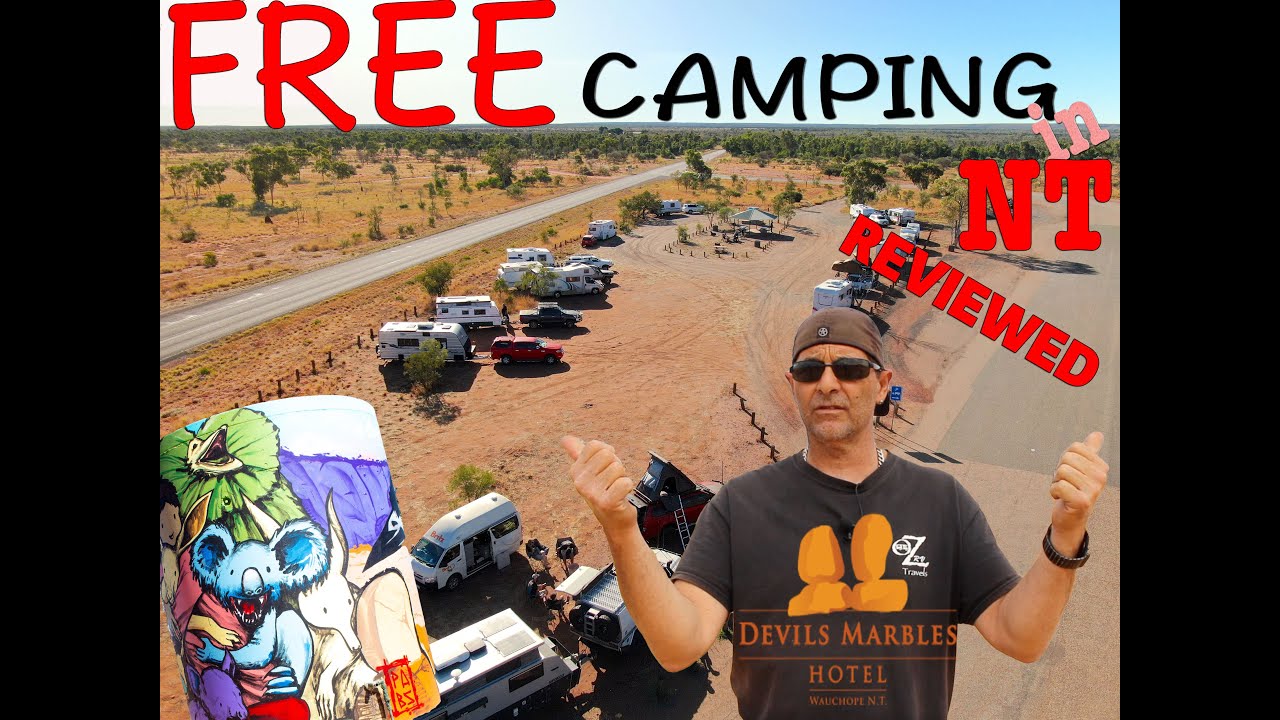FREE CAMPING @ The Devil Marbles Hotel in The Northern Territory