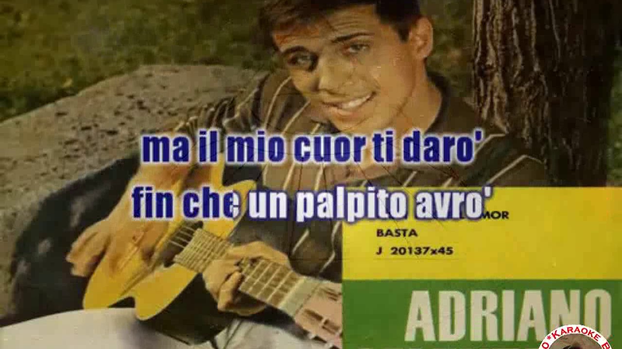 Adriano Celentano   Non esiste l'amor KARAOKE FAIR USE