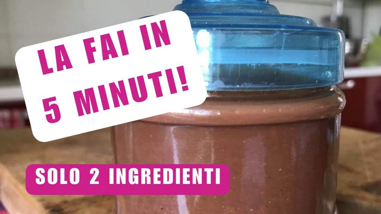 Nutella fatta in casa🤤| senza zucchero, glutine, lattosio