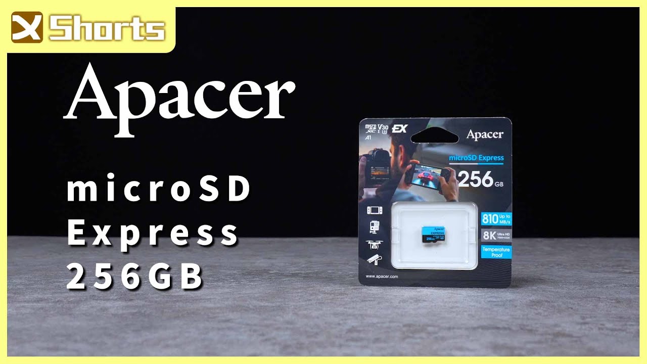 Apacer microSD Express 256GB l microSD Express 新型記憶卡，不僅速度更快還支援 Switch 2 l #shorts