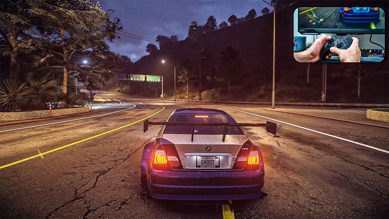 LEGENDARY BMW M3 GTR Need for speed 2015 | Xbox Elite S2 Gamepad Gameplay Max Setting 4K60