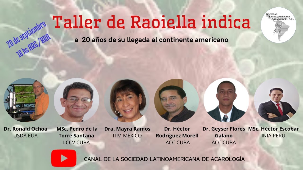 Taller de Raoiella indica-sesión septiembre