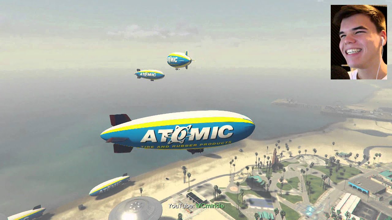 STACKING MASSIVE BLIMPS! (GTA 5 Funny Moments)