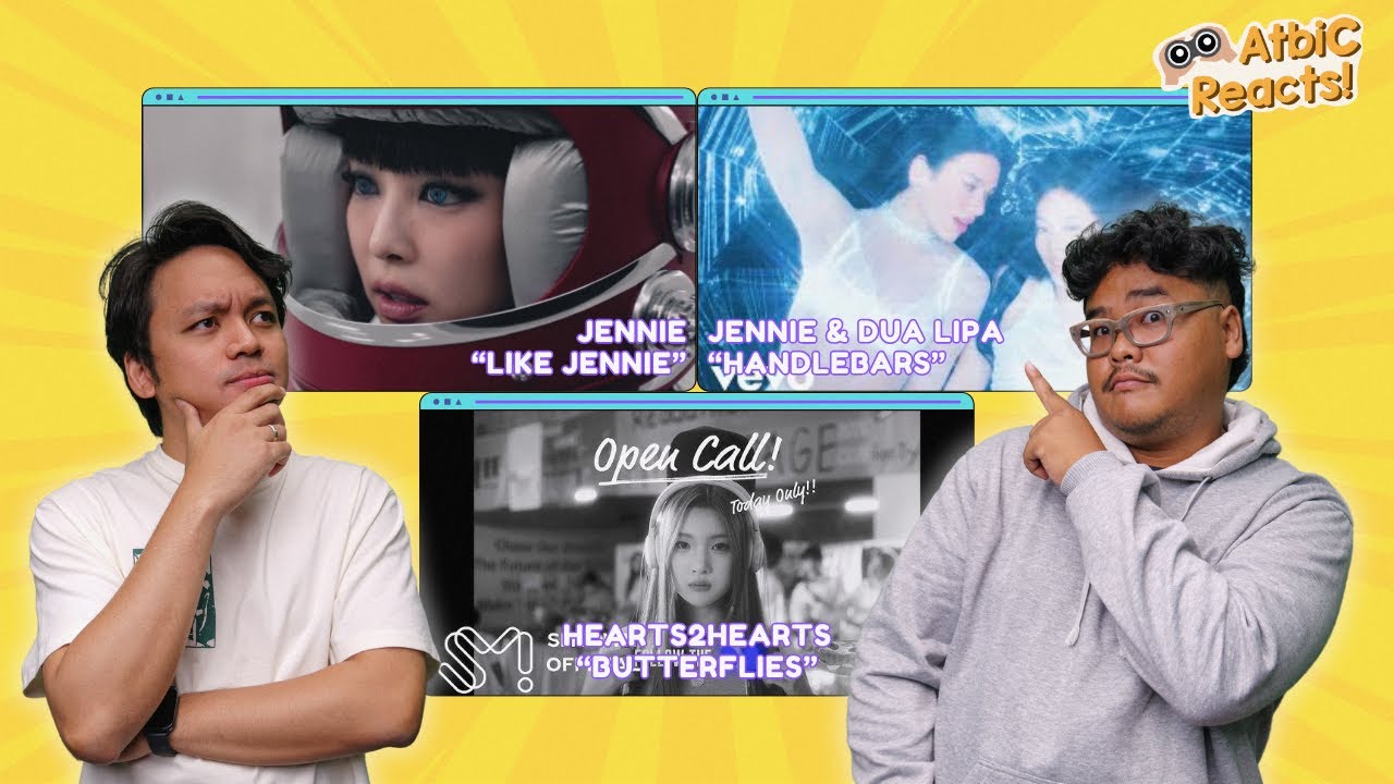 Hearts2Hearts 'Butterflies' MV, JENNIE - like JENNIE & Handlebars MV Reaction Video | ATBIC REACTS!