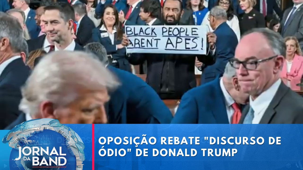 Discurso de Donald Trump gera protestos | Jornal da Band