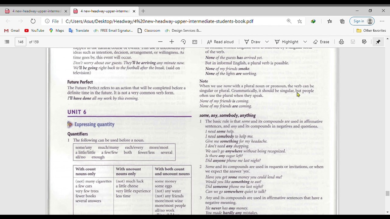 grammar unit 6  مرحله رابعه