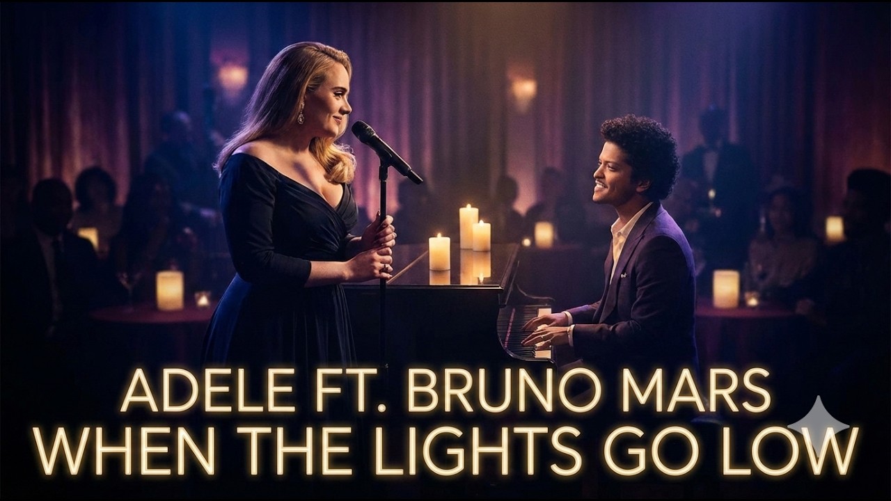 When The Light Go Low - Adele ft Bruno Mars (Official Music Video) Deeply Emotional Love Song