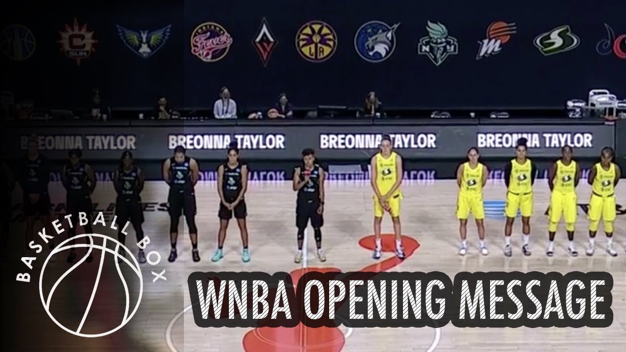 [WNBA] 2020 WNBA Opening Message, SEA vs NYL, July 25, 2020