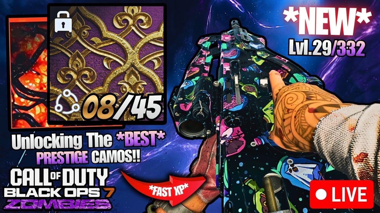 Unlocking the NEW *BEST EVER* MASTER PRESTIGE CAMO (+ XP FARM))