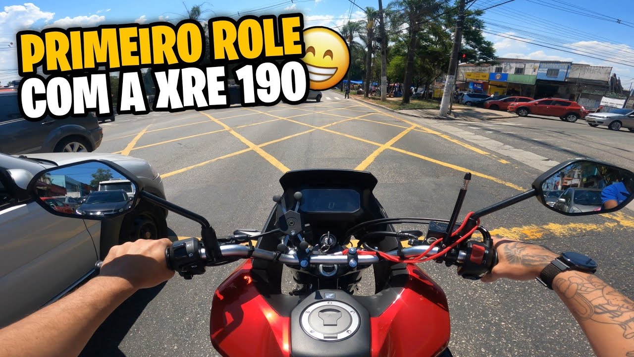 PRIMEIRO ROLE COM A XRE 190 2026 😍