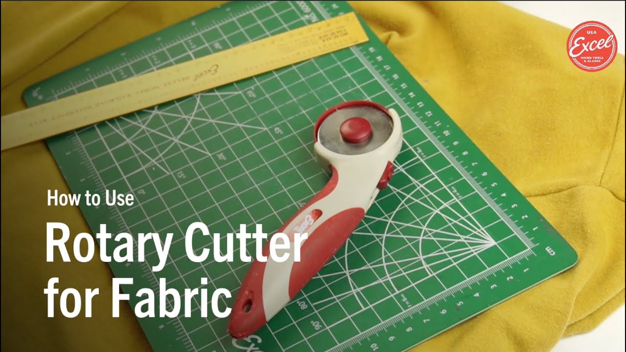 How to Use a Rotary Cutter for Fabric & Crafting: Full Beginner Guide | Excel Blades&reg;