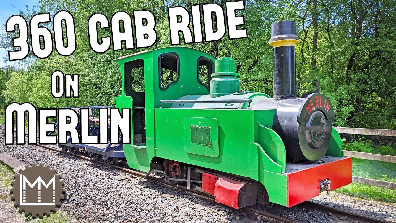 Full line run at the Apedale Railway from the cab of Merlin