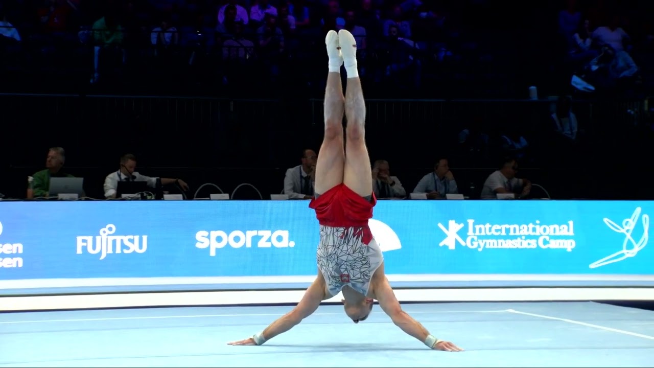 GAWRONSKI Sebastian (POL)_2023 Artistic Worlds, Antwerp (BEL)_Qualifications_Floor Exercise