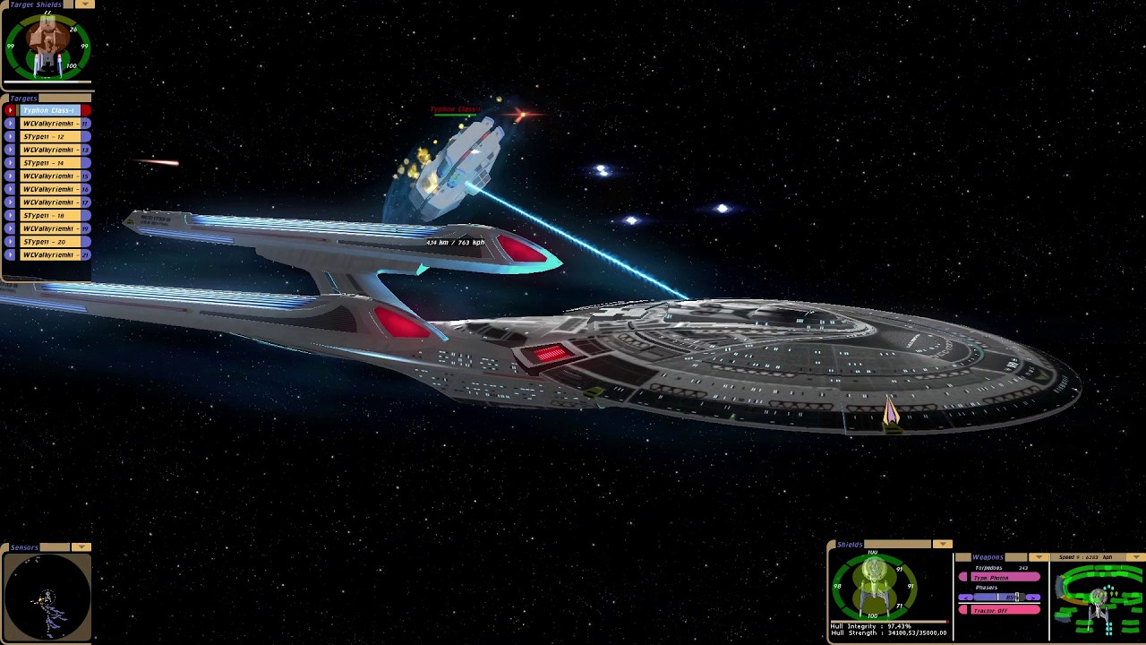 USS Sentinel Update Test | KM | Star Trek Bridge Commander