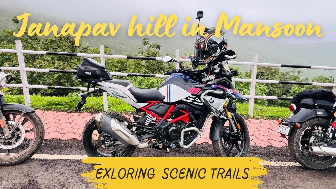Janapav Hills in Monsoon 🌧️ | Scenic Ride + Secret Waterfall #bmwg310gs #hills #mansoon2025