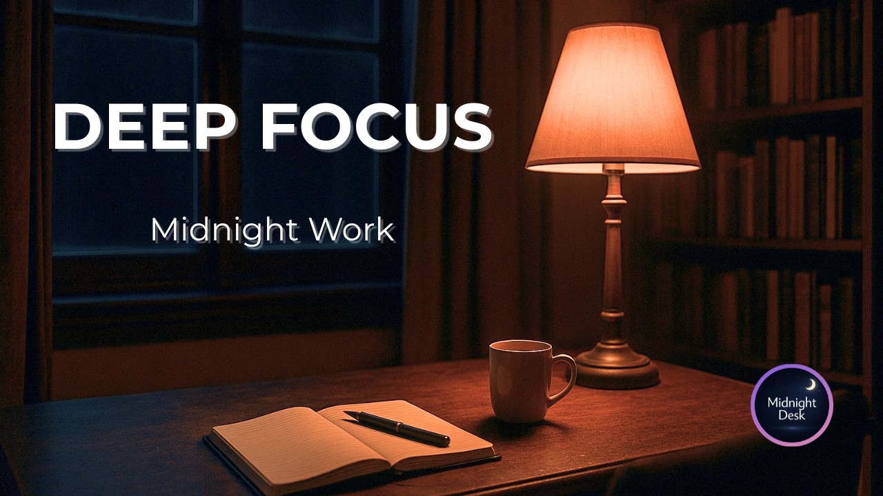 Deep Focus Music for Work | Sunday Resolute：休日の決意 ｜ 日曜深夜、重厚な低音のピアノと共に次の週の戦略を立てる作業用BGM [Vol.95]