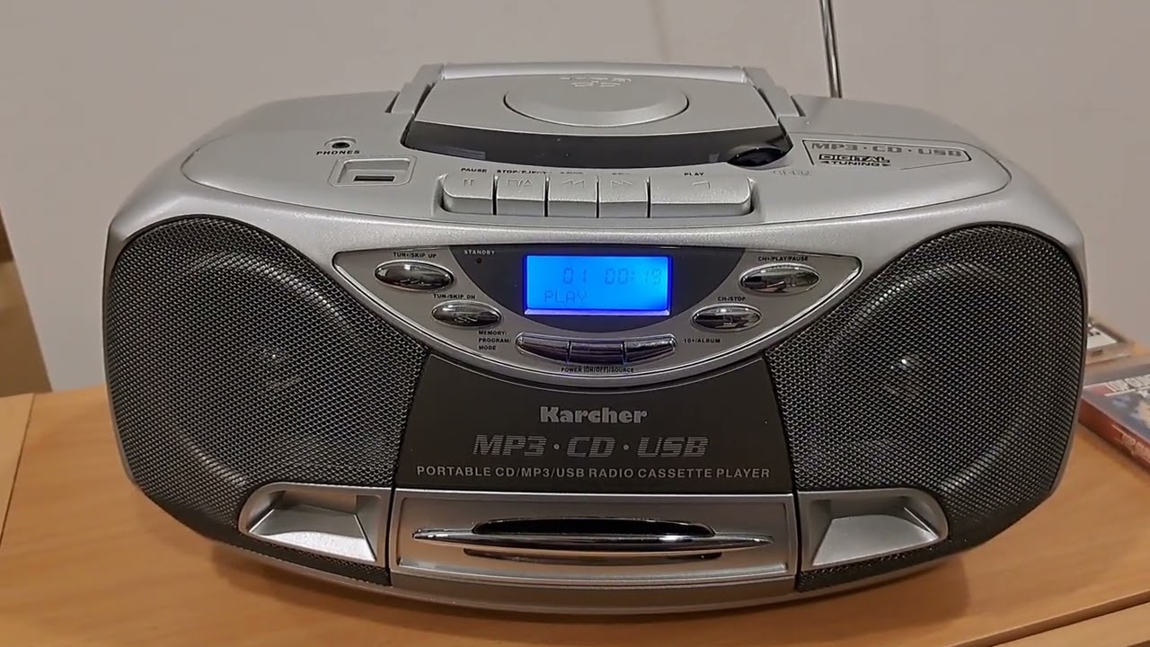 Ger&auml;tevorstellung: Karcher Portable CD/MP3/USB Radio Cassette Player