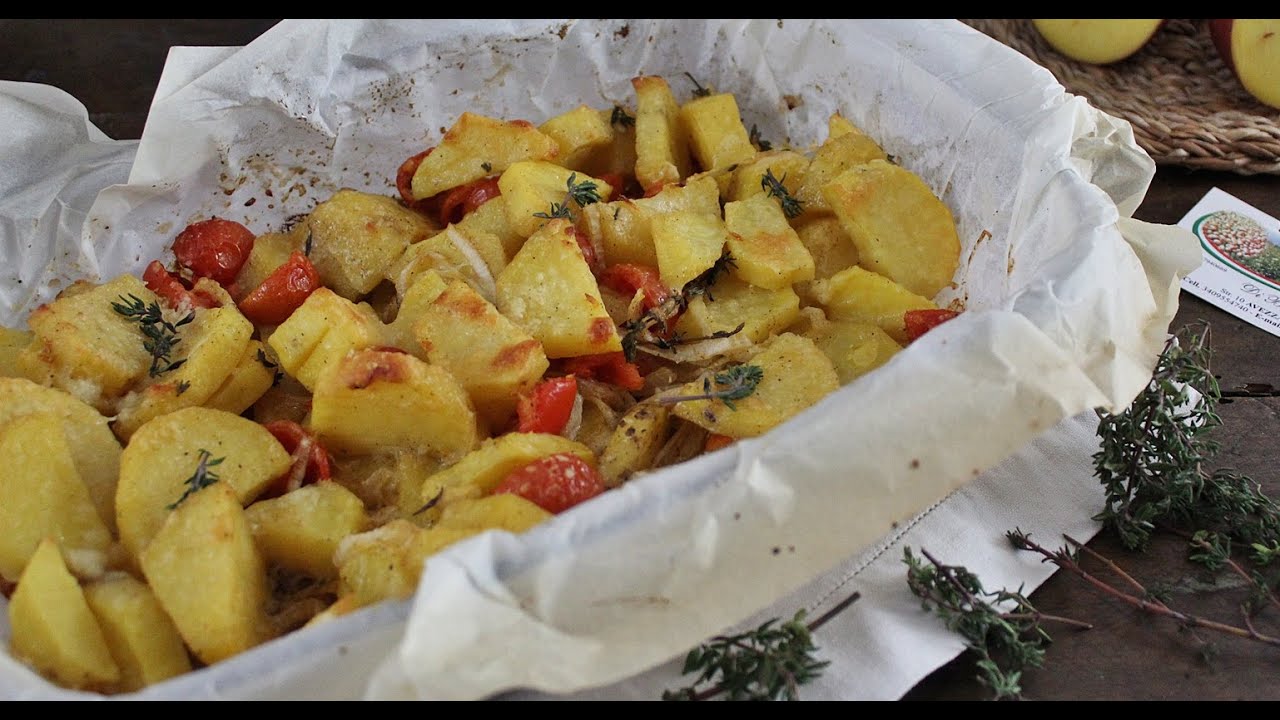 PATATE ALLA CONTADINA, croccanti e saporite - provale