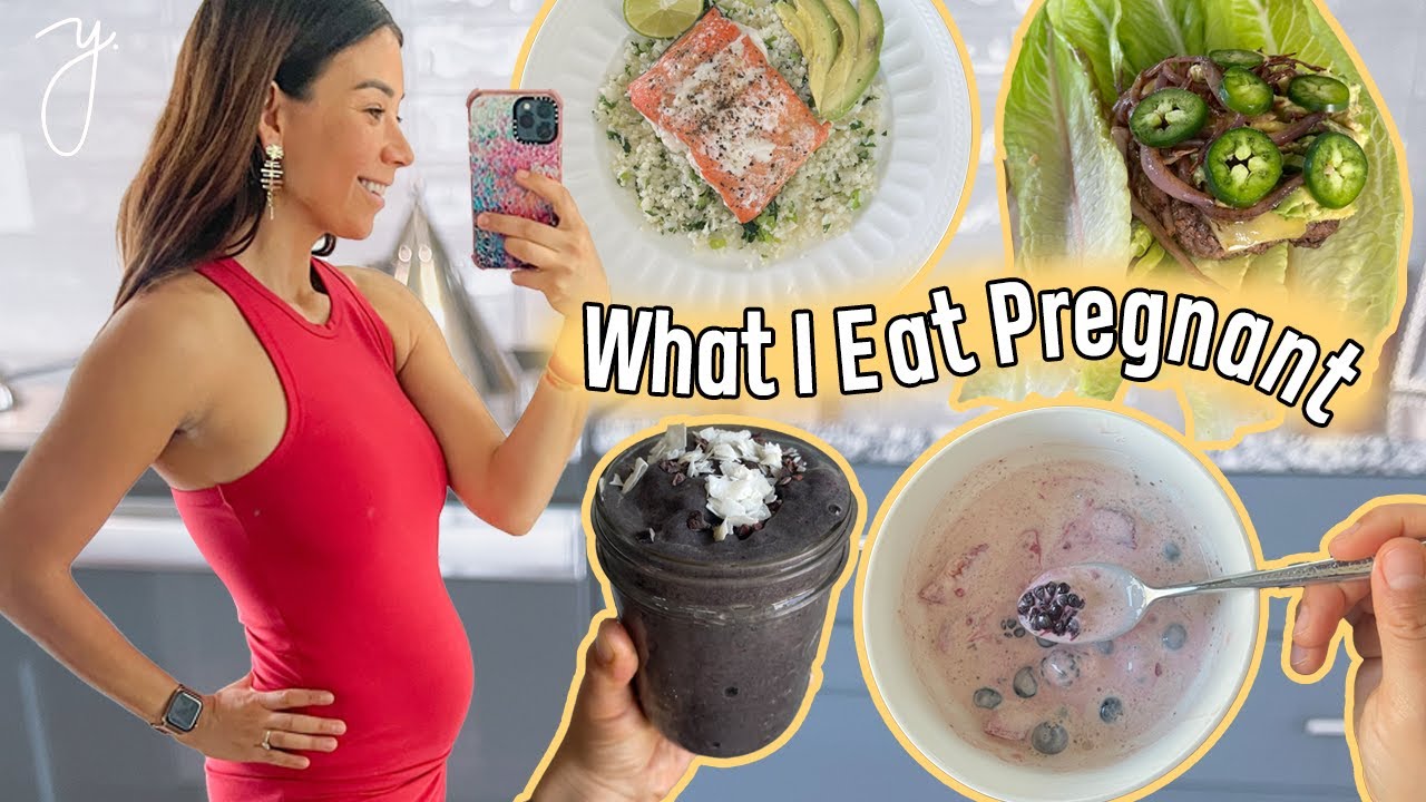 WHAT I EAT IN A DAY WHILE PREGNANT | Second Trimester