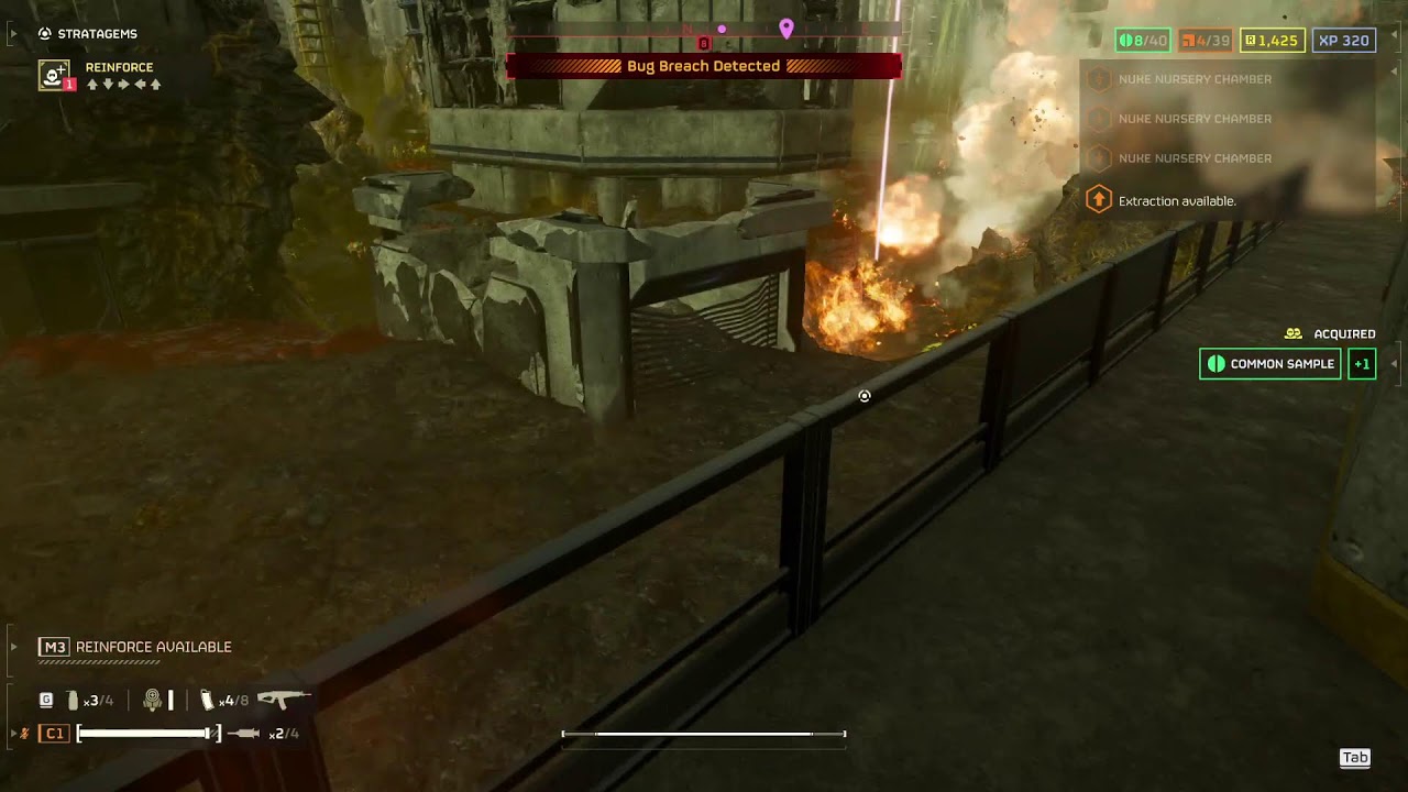 HELLDIVERS 2 except the bugs made me sick
