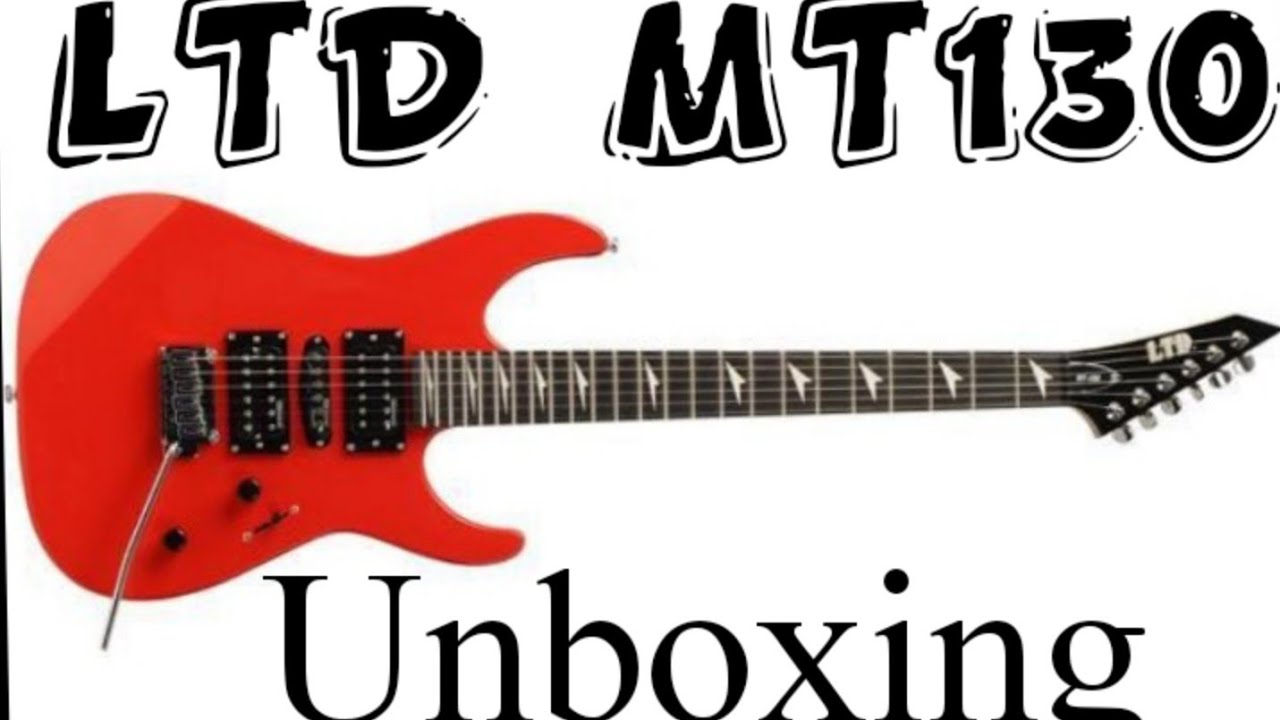 LTD MT130 ////////Unboxing video..///Newly lunched guiter from-- LTD