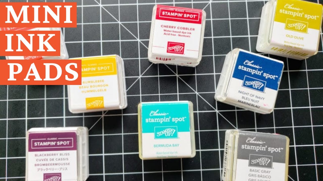 Mini Ink Pads - Add Colors To Your Collection On A Budget With Stampin Up Spots!