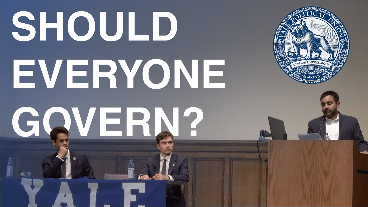 Yale Debates Bhaskar Sunkara || Everyone Should Govern