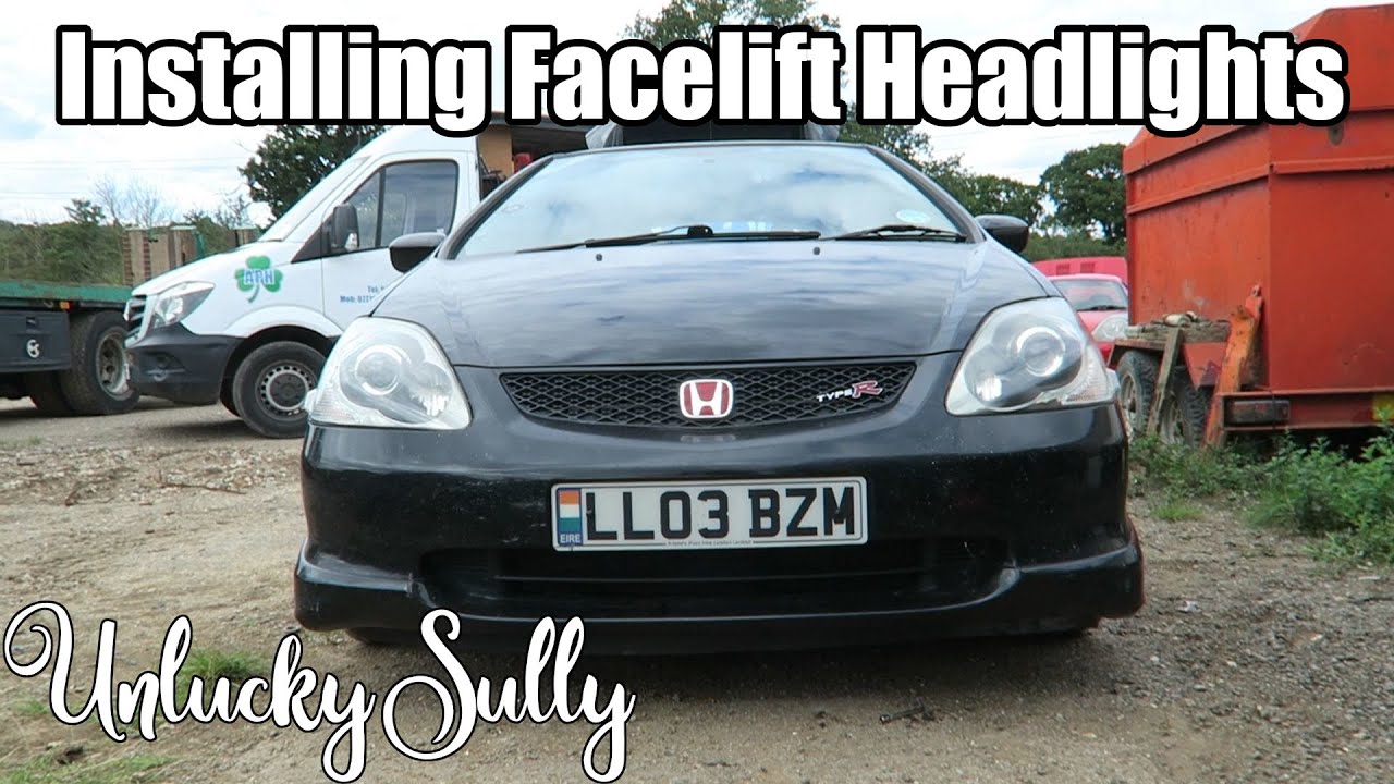 Installing Facelight Headlights to Pre-Facelight EP3 Type R