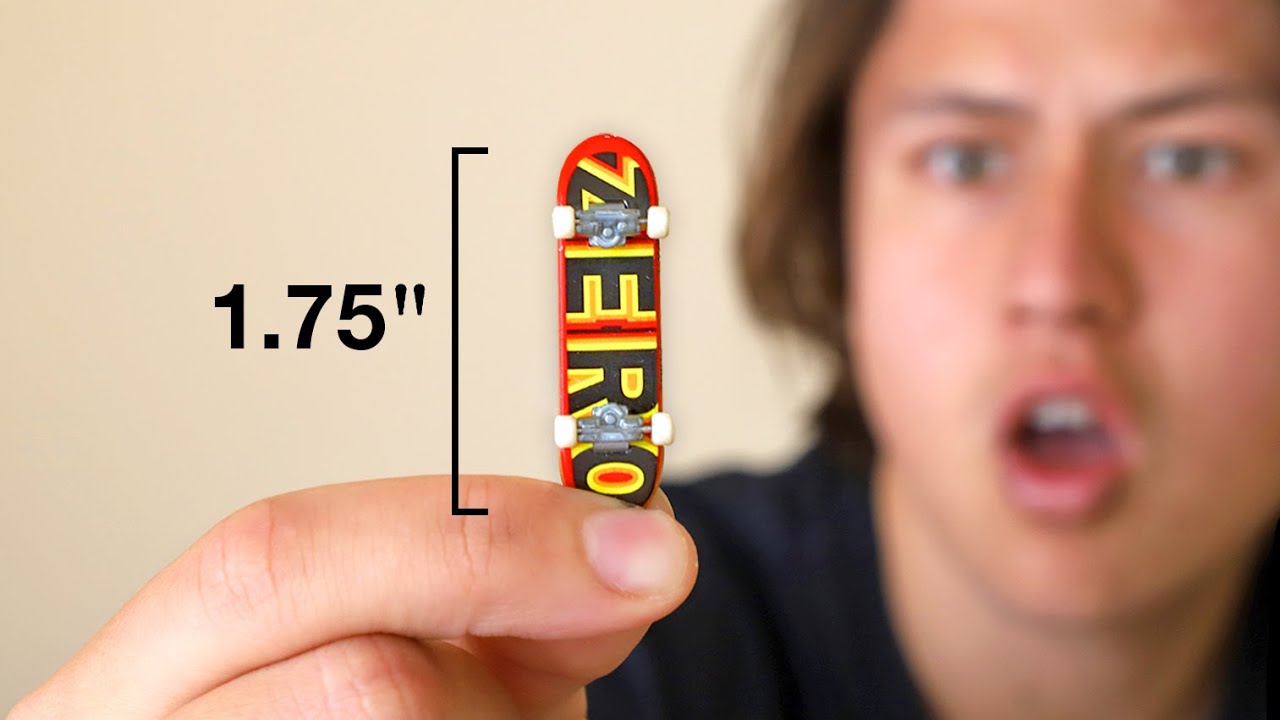 WORLD'S SMALLEST FINGERBOARD!